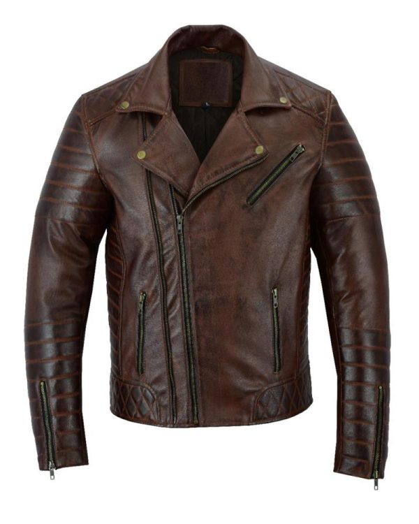 fashion leather jacket for men