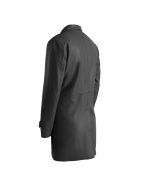 Men Black Leather Long Coat