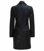 Jackson Black Real Leather Car Coat for Women