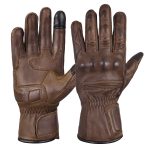 Mens Nice Genuine Leather Gauntlet Motorcycle Gloves