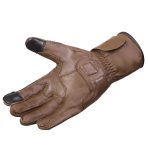 Mens Nice Genuine Leather Gauntlet Motorcycle Gloves