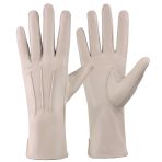 Sheepskin leather driving gloves for Women