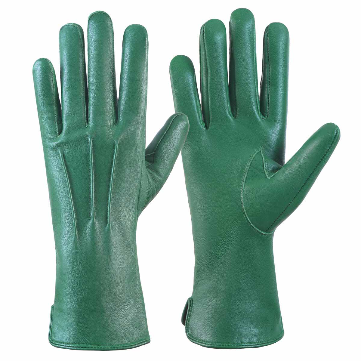 Sheepskin leather driving gloves for Women