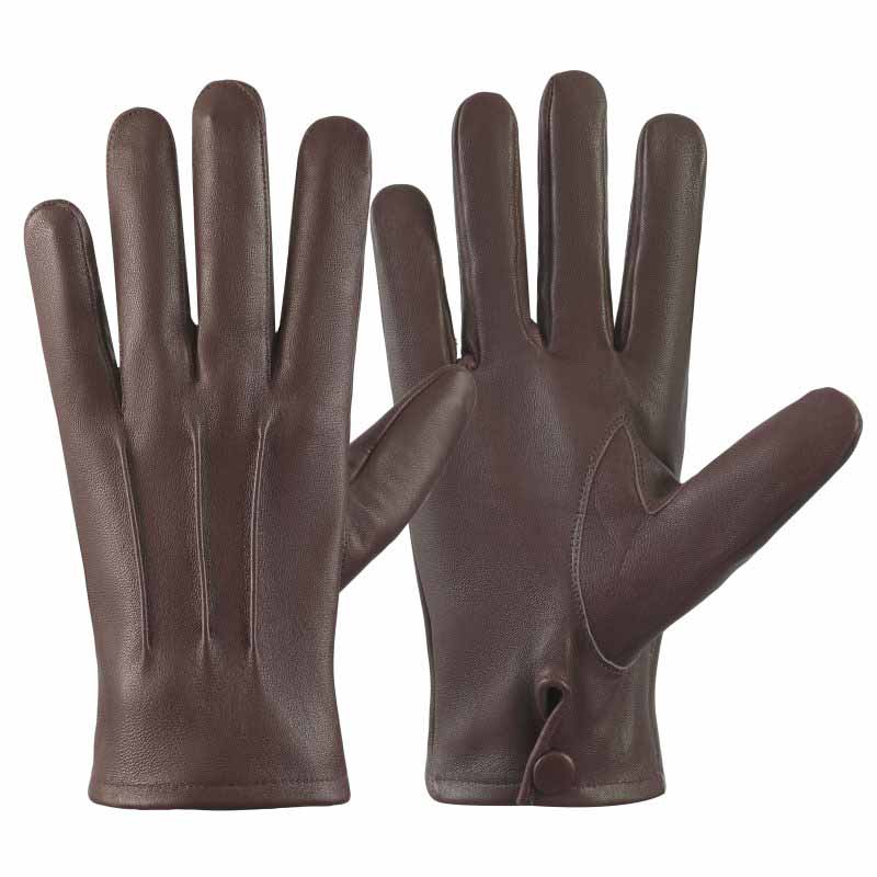 Men's Leather Driving Dress Gloves