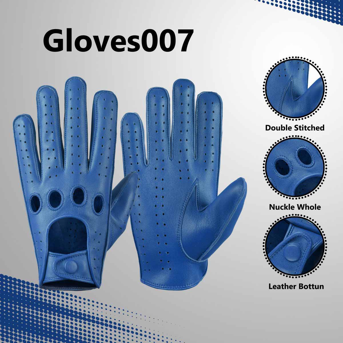 Genuine Leather Driving Gloves