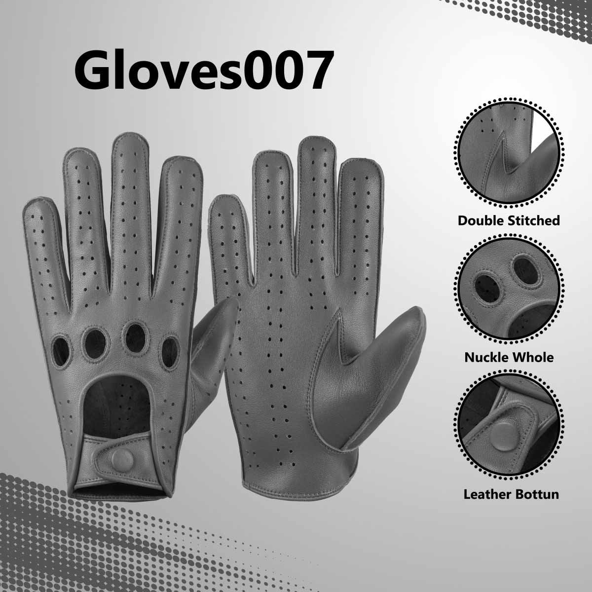 Genuine Leather Driving Gloves