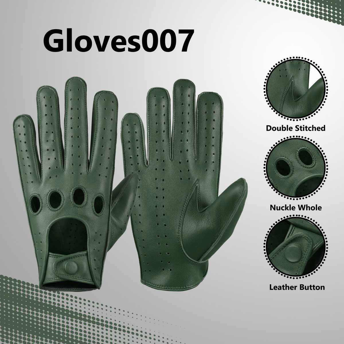 Genuine Leather Driving Gloves