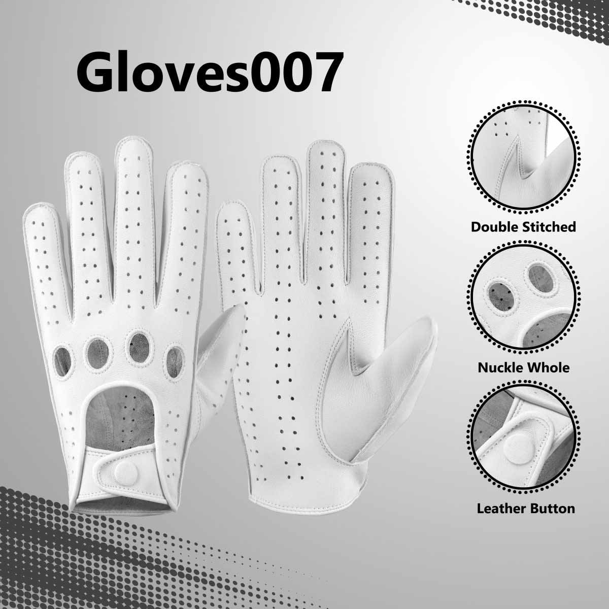 Genuine Leather Driving Gloves