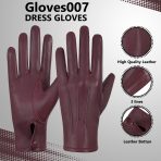 Men's Leather Driving Dress Gloves