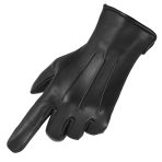 Winter Leather Gloves for Men