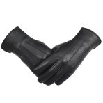 Winter Leather Gloves for Men