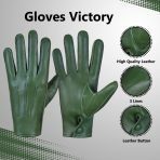 Men's Leather Driving Dress Gloves