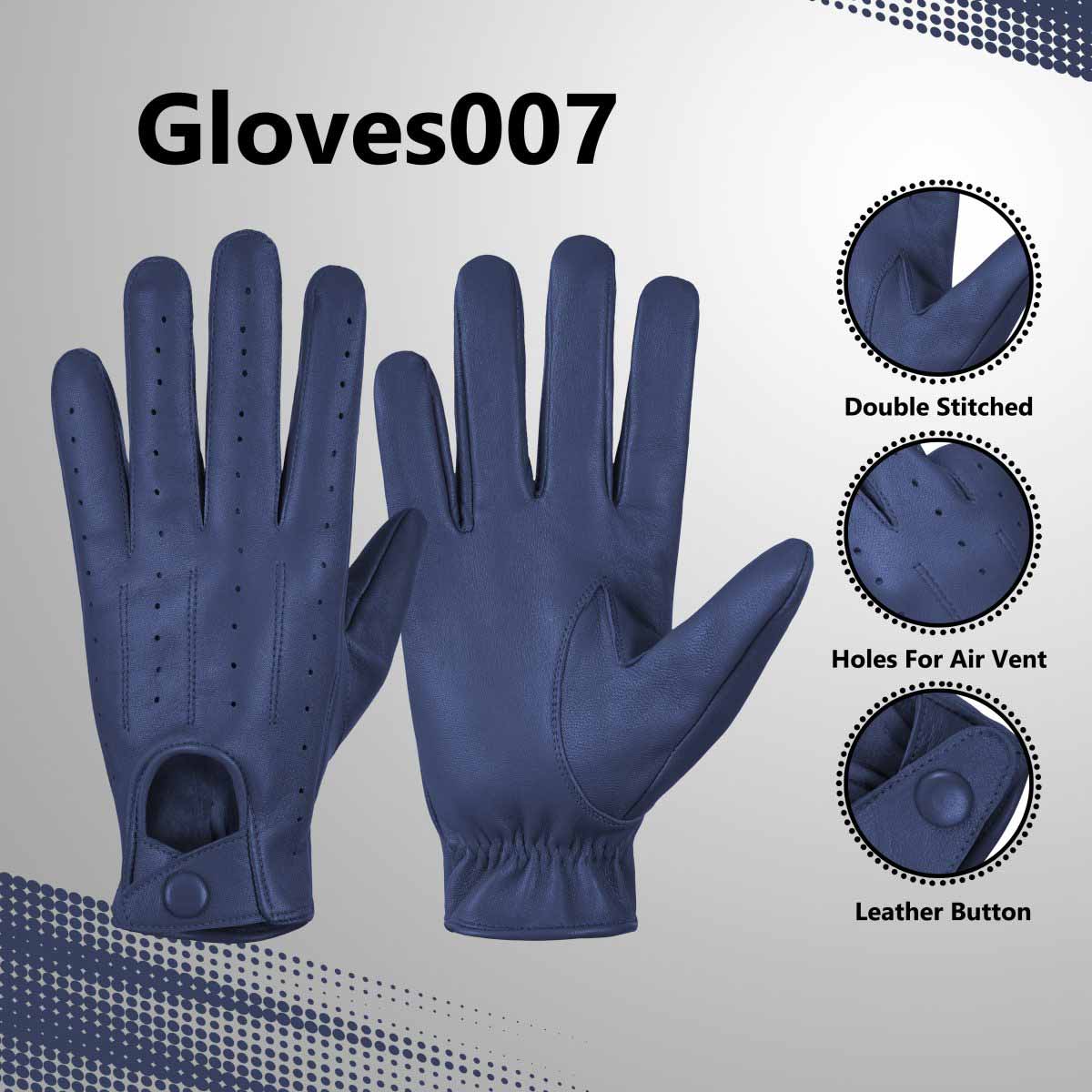 Soft Leather Men's Driving stylish Fashion Gloves