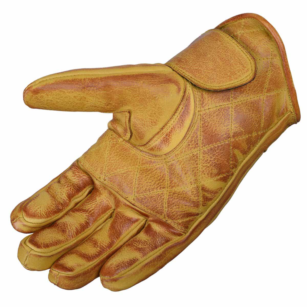 Mens Nice Genuine Leather Gauntlet Motorcycle Gloves