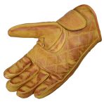 Mens Nice Genuine Leather Gauntlet Motorcycle Gloves