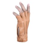 Sheepskin leather Half Finger driving gloves for Women