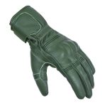 Mens Nice Genuine Leather Gauntlet Motorcycle Gloves